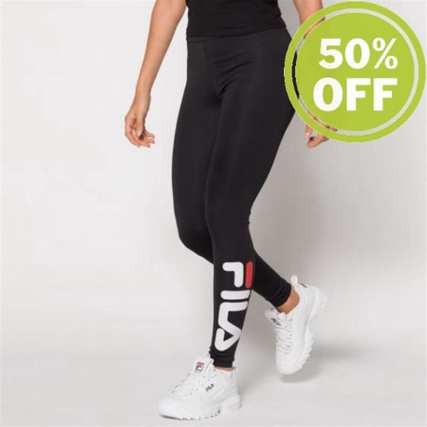 Leggins Fila Mujer Negras - Flex 2.0 - España 692105DWB